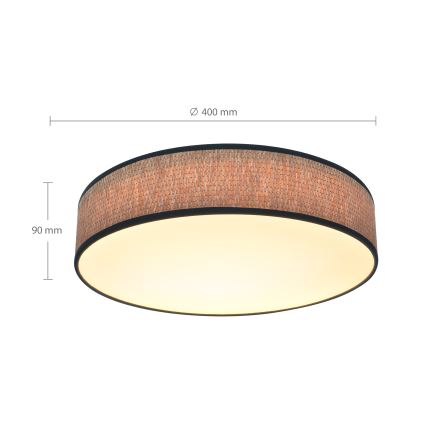 Brilagi - Lámpara de techo LED regulable ADELA LED/48W/230V 3000-6500K Ø 40 cm + mando a distancia