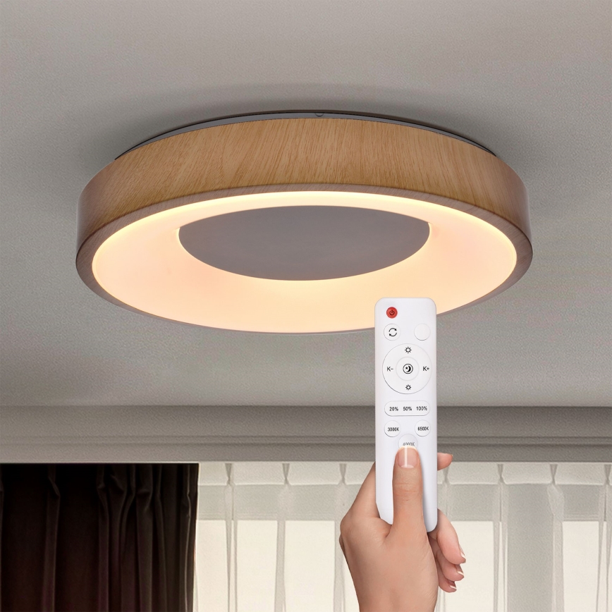Brilagi - Lámpara de techo LED regulable DORIA LED/48W/230V 3000-6500K Ø 39 cm + mando a distancia