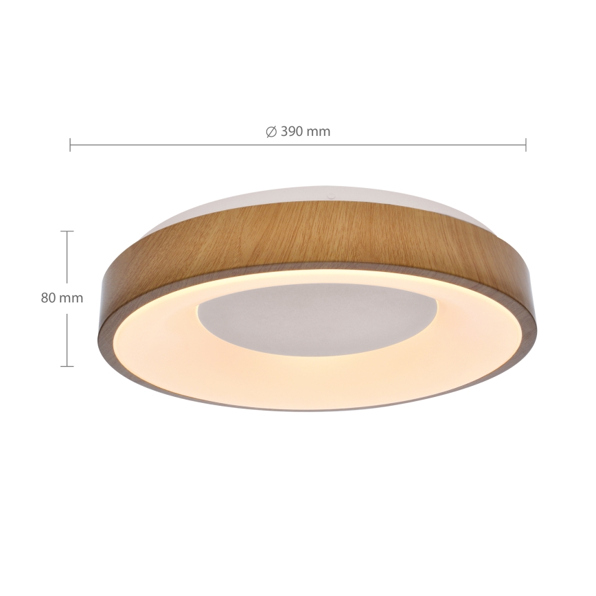 Brilagi - Lámpara de techo LED regulable DORIA LED/48W/230V 3000-6500K Ø 39 cm + mando a distancia