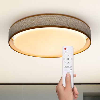 Brilagi - Lámpara de techo LED regulable KIANIA LED/48W/230V 3000-6500K Ø 43 cm + mando a distancia