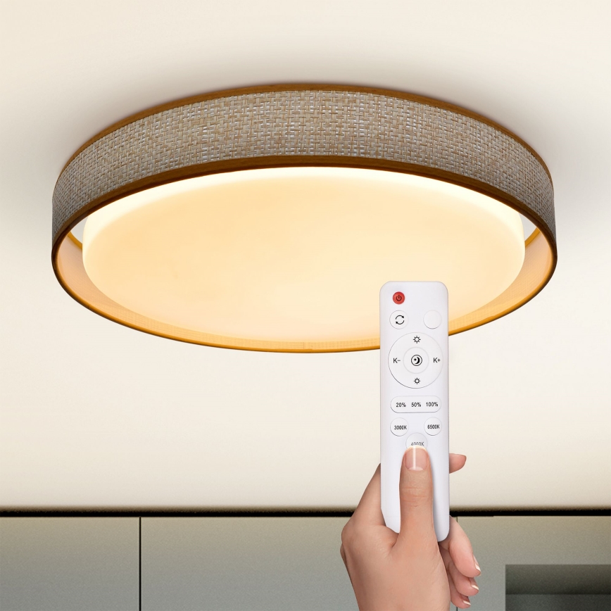 Brilagi - Lámpara de techo LED regulable KIANIA LED/48W/230V 3000-6500K Ø 43 cm + mando a distancia