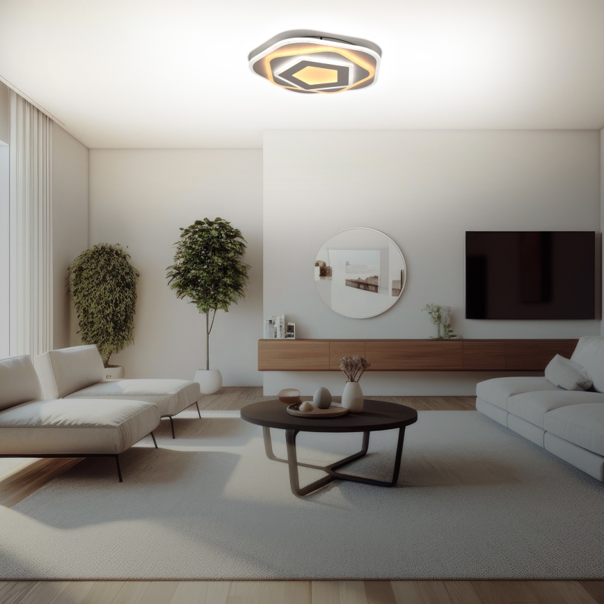 Brilagi - Lámpara de techo LED regulable MODERN LED/64W/230V 2700-6500K Ø 40 cm + mando a distancia