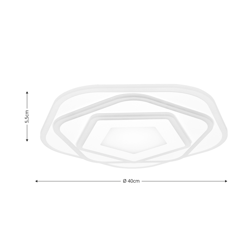 Brilagi - Lámpara de techo LED regulable MODERN LED/64W/230V 2700-6500K Ø 40 cm + mando a distancia
