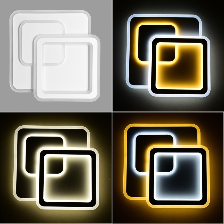 Brilagi - Lámpara de techo LED regulable MODERN LED/80W/230V 2700-6500K 52,5x52,5 cm + mando a distancia