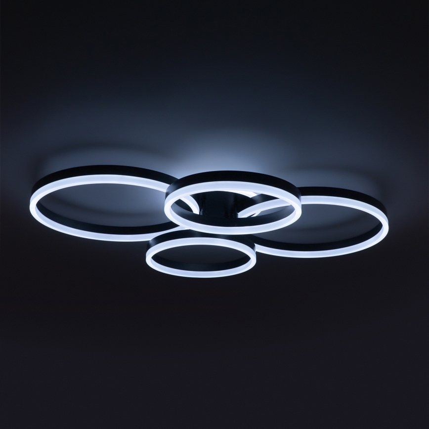 Brilagi - Lámpara de techo LED regulable ORBITS LED/52W/230V 3000-6000K + mando a distancia