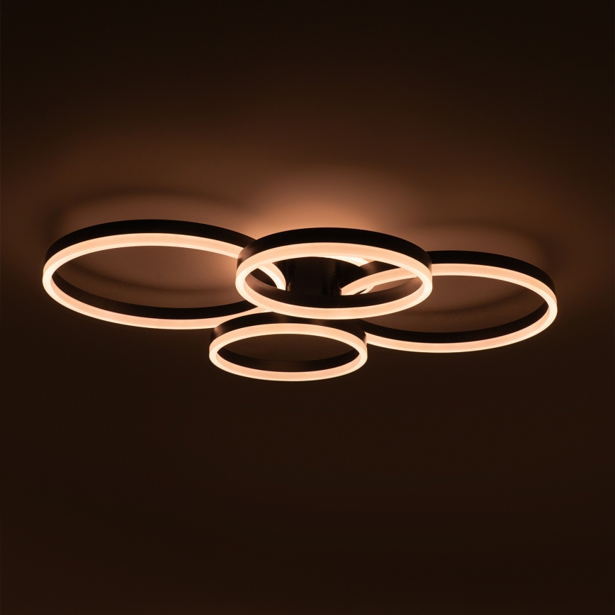 Brilagi - Lámpara de techo LED regulable ORBITS LED/52W/230V 3000-6000K + mando a distancia