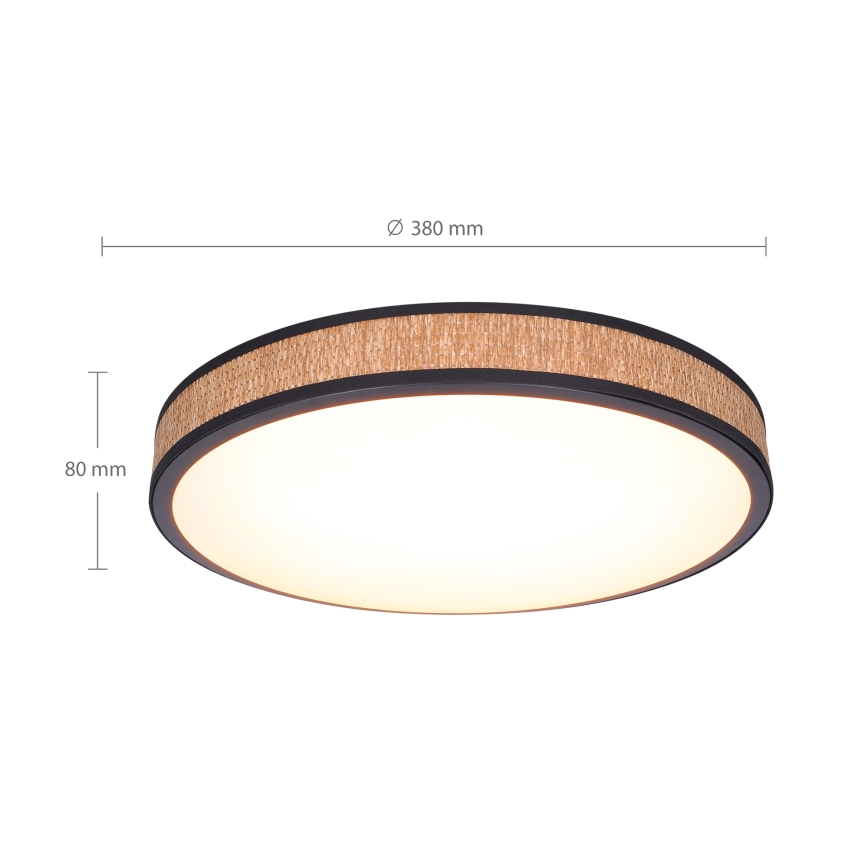 Brilagi - Lámpara de techo LED regulable ROSA LED/48W/230V 3000-6500K Ø 38 cm + mando a distancia