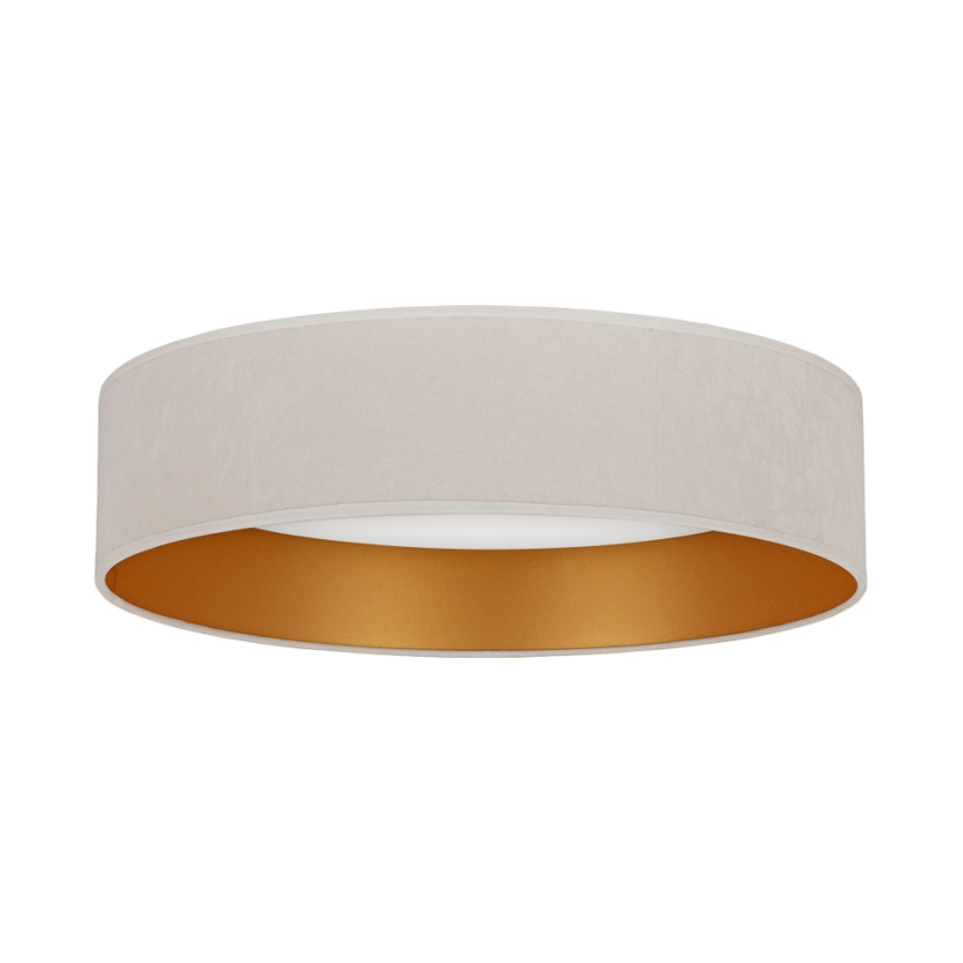 Brilagi - Lámpara de techo LED VELVET LED/24W/230V Ø 40 cm 3000/4000/6400K crema/dorado