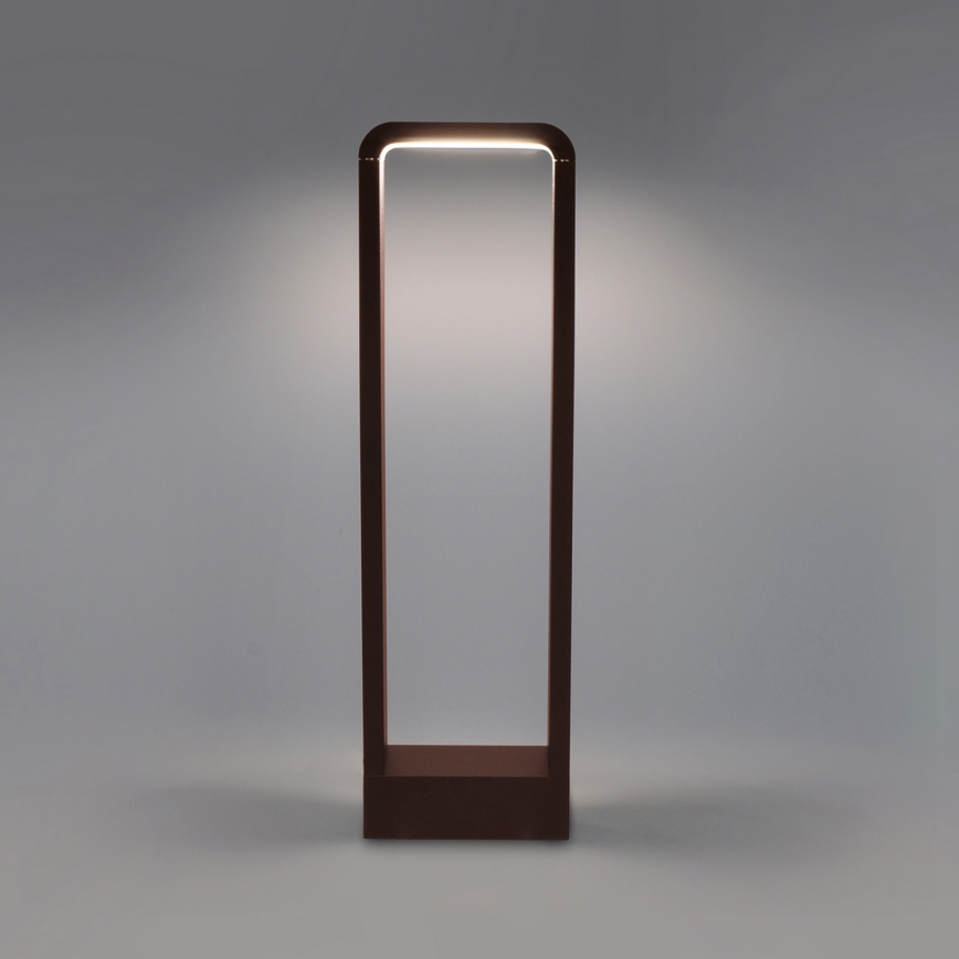 Brilagi - Lámpara LED exterior BARI LED/7W/230V 3000/4000/6000K marrón IP54 50 cm