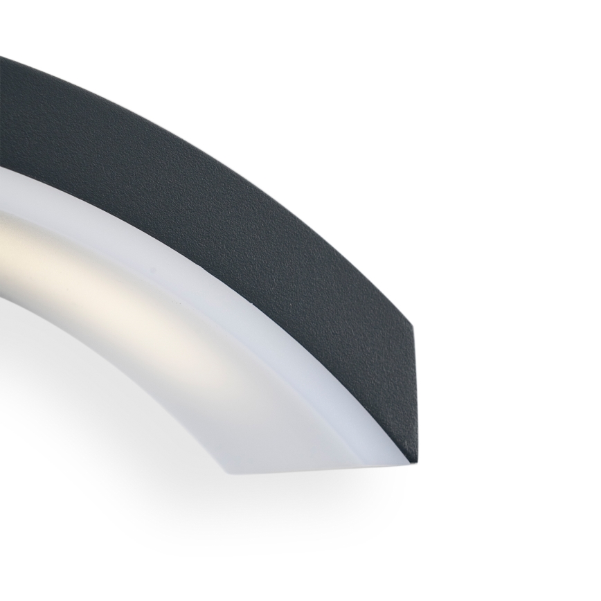 Brilagi - Lámpara de pared LED para exterior con sensor ARCELO LED/8W/230V IP54