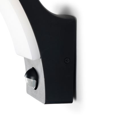 Brilagi - Lámpara de pared LED para exterior con sensor ARCELO LED/9W/230V IP44