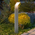 Brilagi - Lámpara LED exterior RIANO LED/8W/230V plateada IP65 80 cm