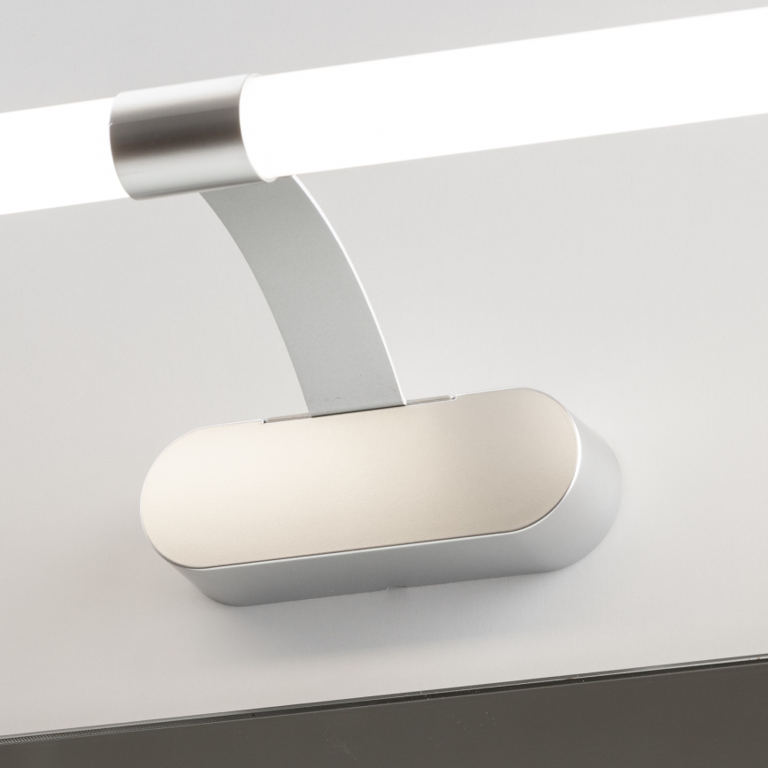 Brilagi - Luz LED 2 en 1 para espejo de baño TUBEO LED/6W/230V 40 cm IP44 color plata