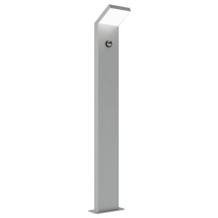 Brilagi - Lámpara LED de exterior con sensor RIANO LED/8W/230V plateada IP65