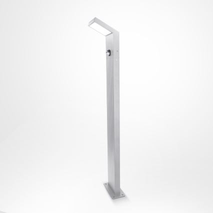 Brilagi - Lámpara LED de exterior con sensor RIANO LED/8W/230V plateada IP65