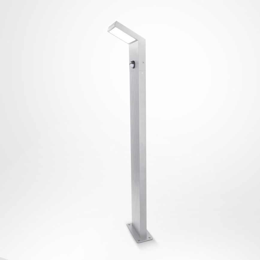 Brilagi - Lámpara LED de exterior con sensor RIANO LED/8W/230V plateada IP65