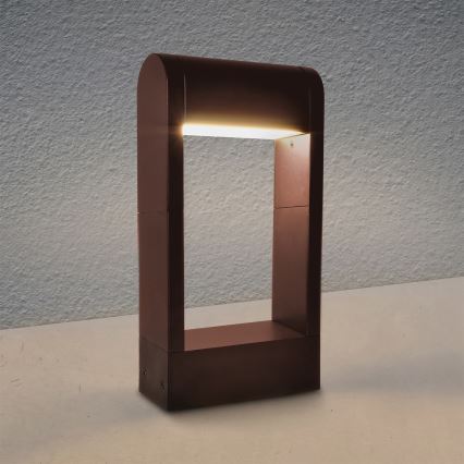 Brilagi - Lámpara LED para exterior CROTONE LED/7W/230V marrón IP54 30 cm