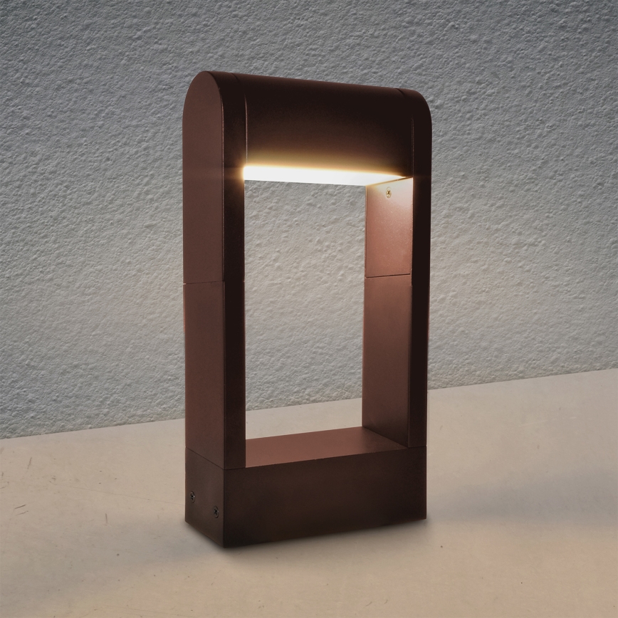 Brilagi - Lámpara LED para exterior CROTONE LED/7W/230V marrón IP54 30 cm