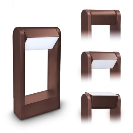 Brilagi - Lámpara LED para exterior CROTONE LED/7W/230V marrón IP54 30 cm