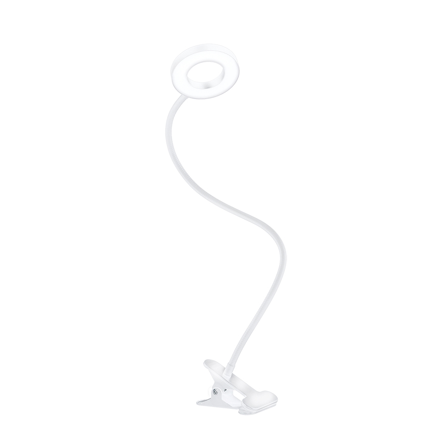 Brilagi - Lámpara LED regulable con clip ORBELA LED/8W/230V 3000/4000/5000K blanco