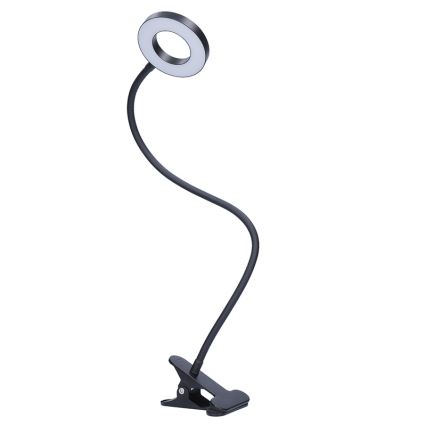 Brilagi - Lámpara LED regulable con clip ORBELA LED/8W/230V 3000/4000/5000K negro