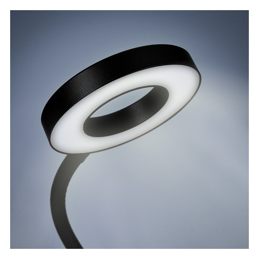 Brilagi - Lámpara LED regulable con clip ORBELA LED/8W/230V 3000/4000/5000K negro