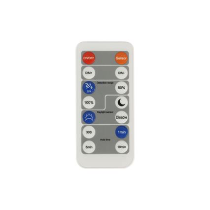 Brilagi - Lámpara LED regulable con sensor de movimiento y crepuscular ULTRA SLIM LED/18W/230V 30x30 cm + mando a distancia