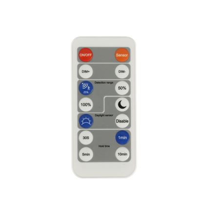 Brilagi - Lámpara LED regulable con sensor de movimiento y crepuscular ULTRA SLIM LED/24W/230V d. 42 cm + mando a distancia