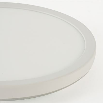 Brilagi - Lámpara LED regulable con sensor de movimiento y crepuscular ULTRA SLIM LED/24W/230V d. 42 cm + mando a distancia