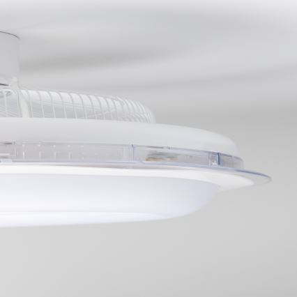 Brilagi - Lámpara LED regulable con ventilador RONDA LED/48W/230V 3000-6000K blanco + mando a distancia