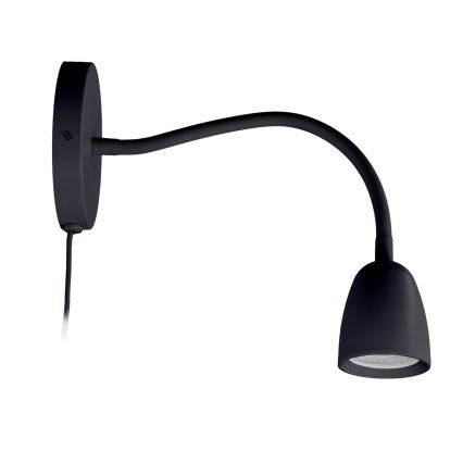 Brilagi - Lámpara LED regulable de pared pequeña LED/4W/230V negro