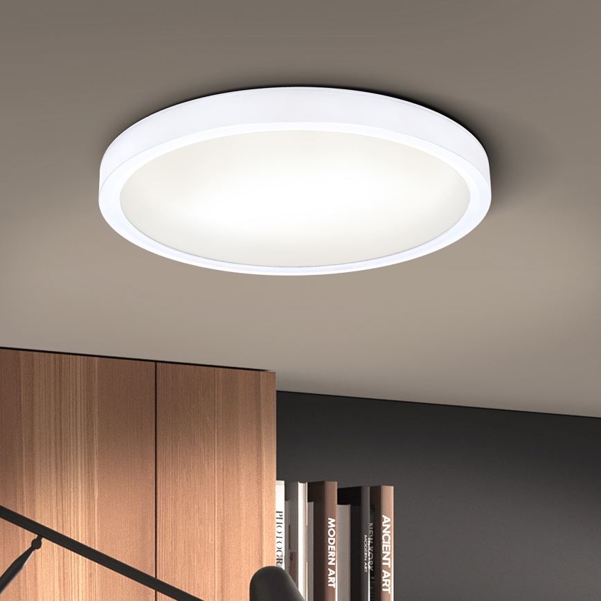 Brilagi - Plafón LED regulable ESTELA LED/36W/230V 3000-6500K ø 30 cm blanco + control remoto