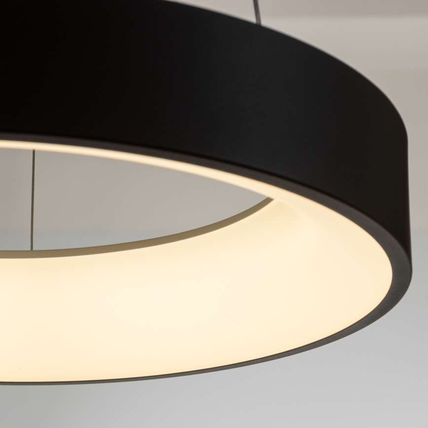 Brilagi - Lámpara colgante LED regulable en cable FALCON LED/80W/230V 3000-6500K Ø 60 cm negra + mando a distancia