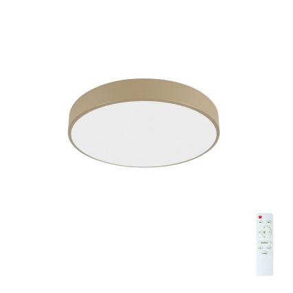 Brilagi - Lámpara de techo LED regulable POOL LED/36W/230V 3000-6000K diámetro 30 cm beige + mando a distancia