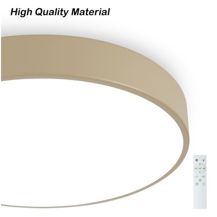 Brilagi - Lámpara de techo LED regulable POOL SMART LED/60W/230V 3000-6000K diámetro 50 cm Wi-Fi Tuya beige + control remoto