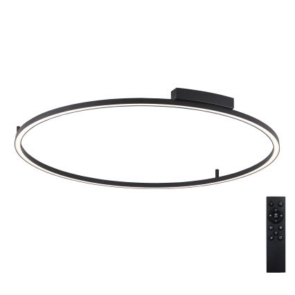 Brilagi - Lámpara de techo LED regulable PORTOFINO LED/85W/230V 3000-6000K Ø 120 cm negra + mando a distancia