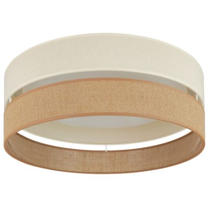Brilagi - Lámpara de techo LED regulable ROYAL YUTE LED/24W/230V Ø 45 cm 3000/4000/6500K beige/crema + mando a distancia