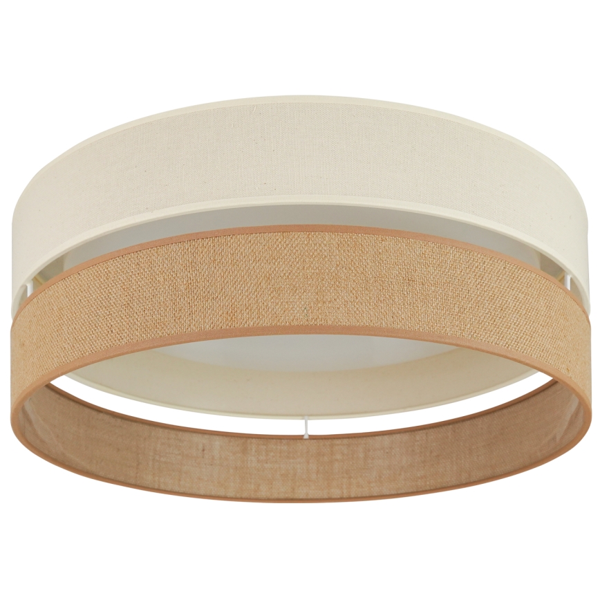Brilagi - Lámpara de techo LED regulable ROYAL YUTE LED/24W/230V Ø 45 cm 3000/4000/6500K beige/crema + mando a distancia