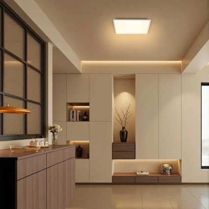 Brilagi - Plafón LED regulable SLIMFRAME LED/25W/230V 30x30 cm 3000-6000K blanco + control remoto