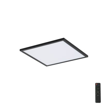 Brilagi - Plafón LED regulable SLIMFRAME LED/25W/230V 30x30 cm 3000-6000K negro + control remoto