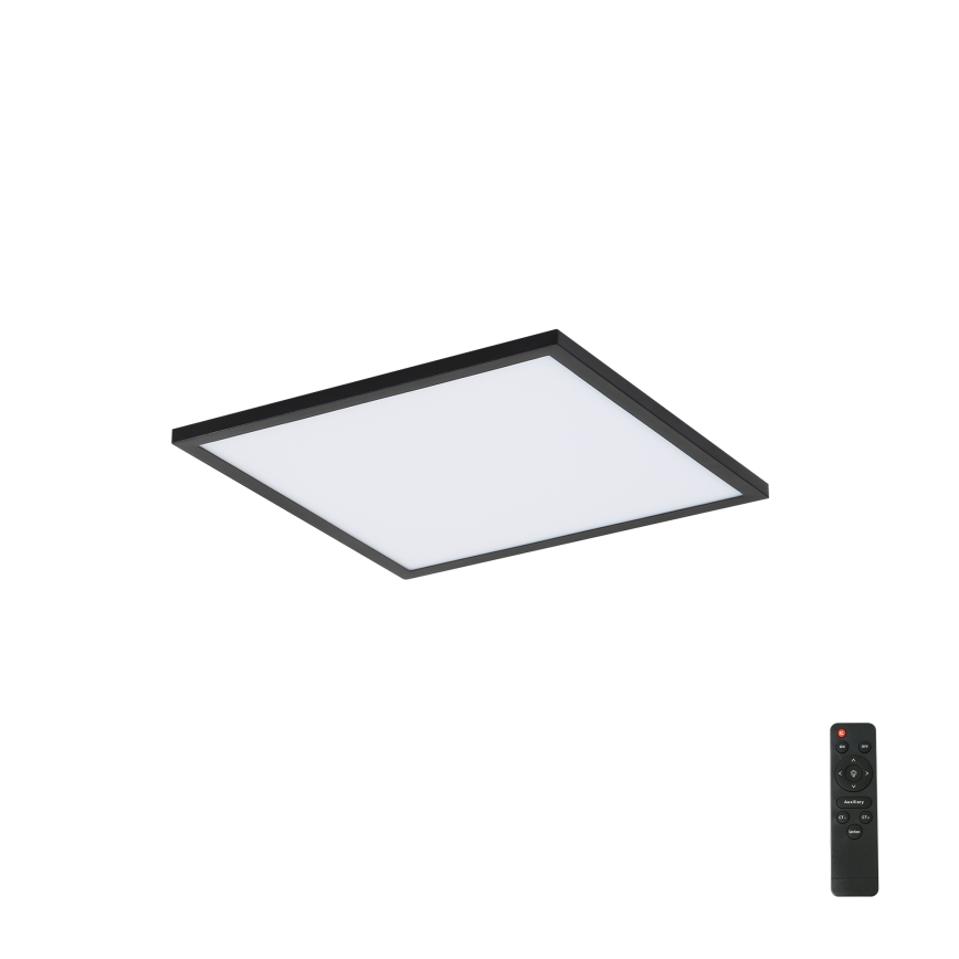 Brilagi - Plafón LED regulable SLIMFRAME LED/25W/230V 30x30 cm 3000-6000K negro + control remoto