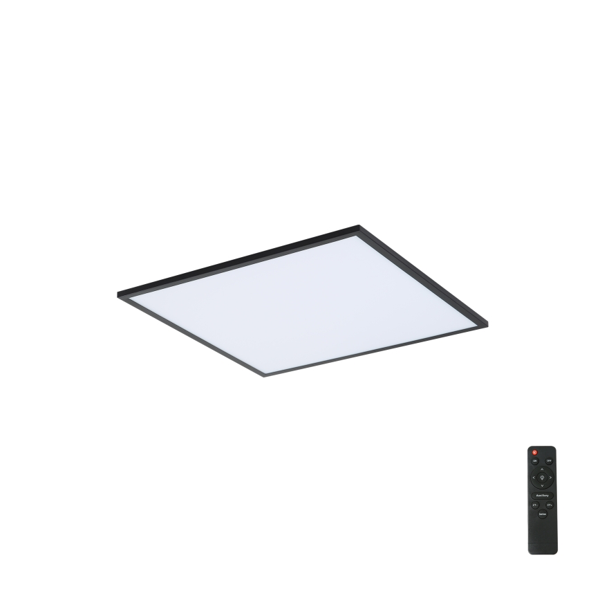 Brilagi - Plafón LED regulable SLIMFRAME LED/36W/230V 45x45 cm 3000-6000K negro + control remoto