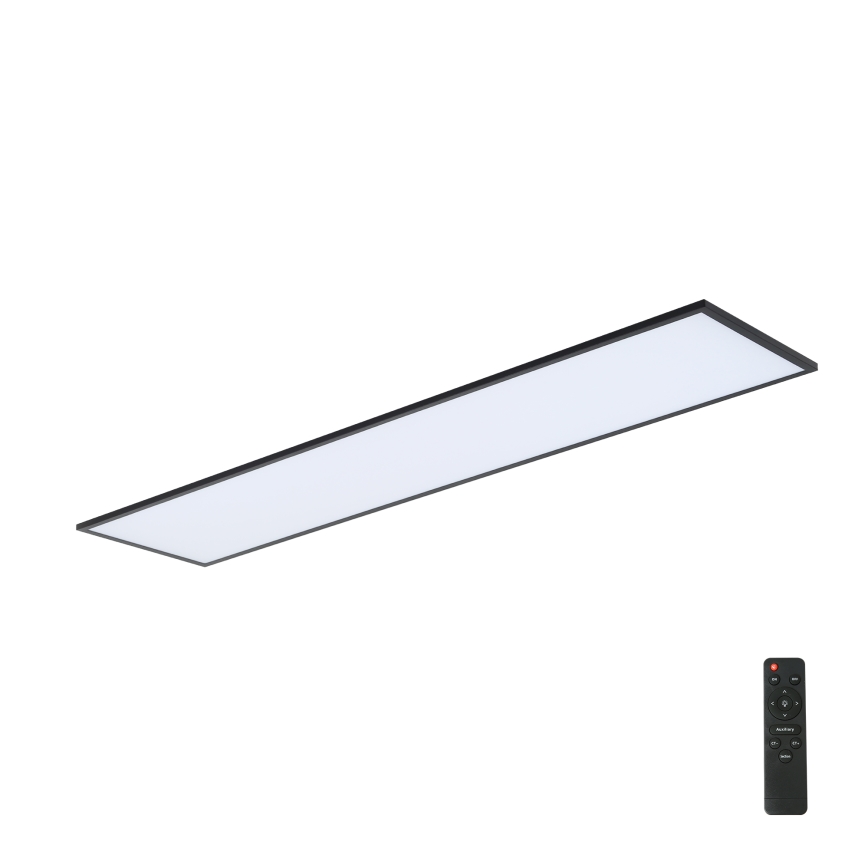 Brilagi - Plafón LED regulable SLIMFRAME LED/58W/230V 120x30 cm 3000-6000K negro + control remoto