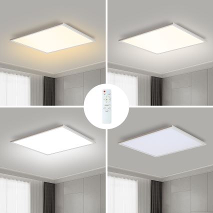 Brilagi - Plafón LED regulable SLIMFRAME LED/58W/230V 60x60 cm 3000-6000K blanco + control remoto