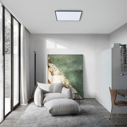 Brilagi - Plafón LED regulable SLIMFRAME LED/58W/230V 60x60 cm 3000-6000K negro + control remoto