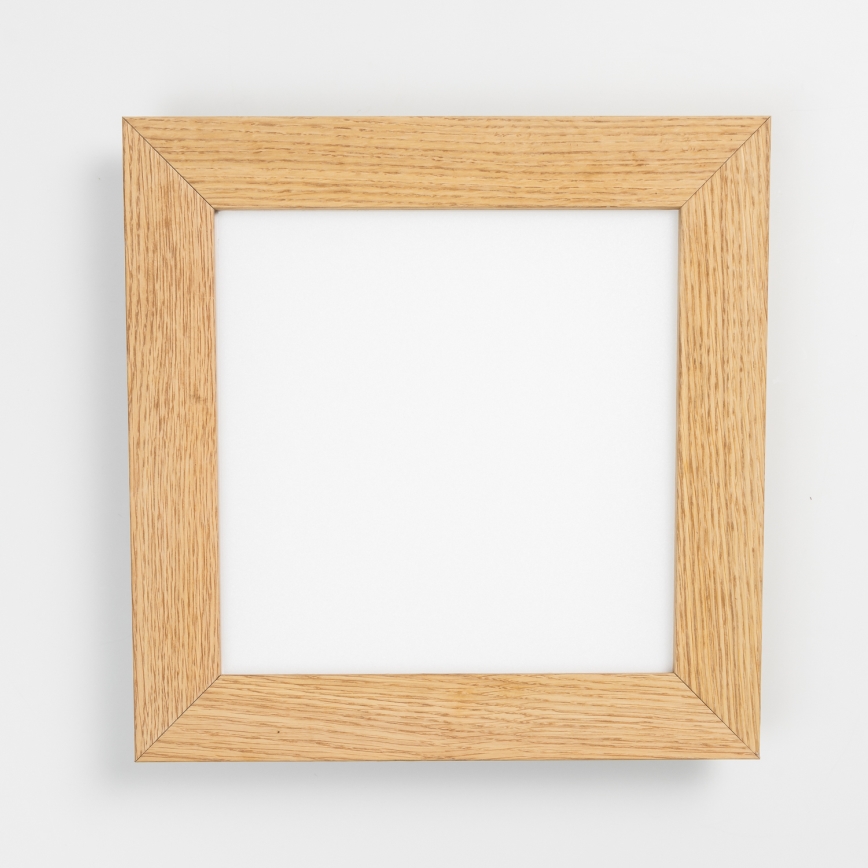 Brilagi - Plafón LED regulable SLIMFRAME WOOD LED/25W/230V 34x34 cm 3000-6000K marrón + control remoto