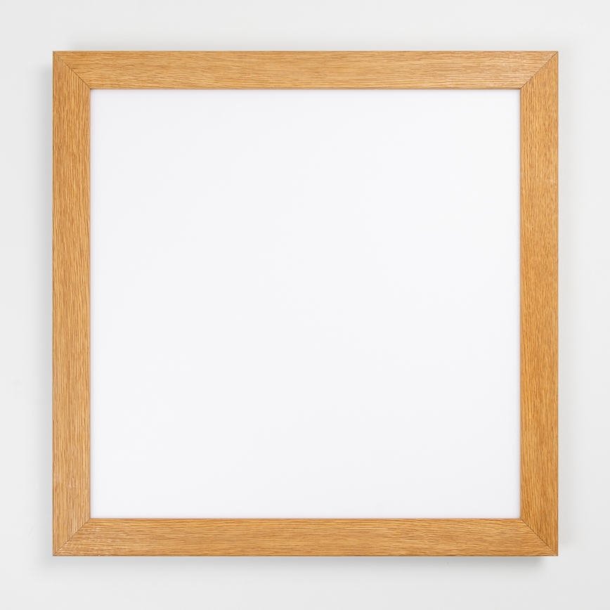 Brilagi - Plafón LED regulable SLIMFRAME WOOD LED/58W/230V 64x64 cm 3000-6000K marrón + control remoto