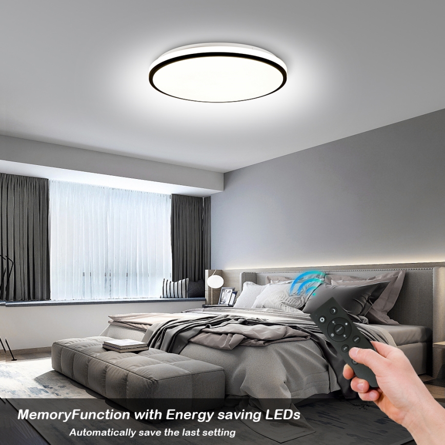 Brilagi - Plafón LED regulable SMART LED/28W/230V 3000-6000K diá. 35 cm Wi-Fi Tuya + control remoto
