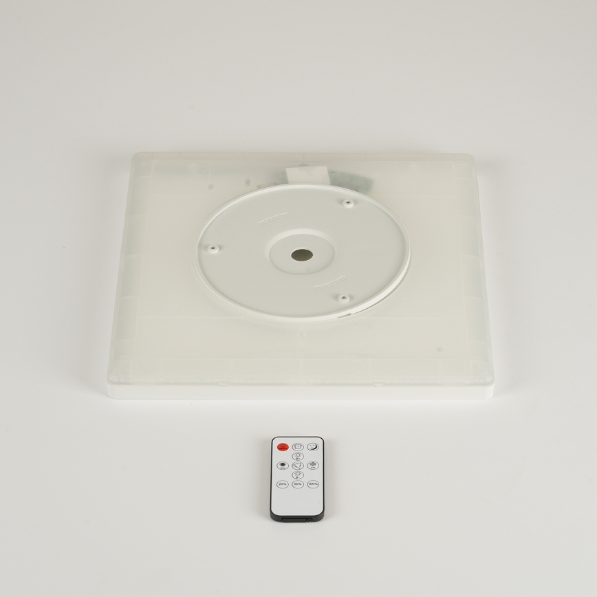 Brilagi - Plafón LED regulable ULTRA SLIM LED/18W/230V 2700-6500K 30x30 cm blanco + control remoto