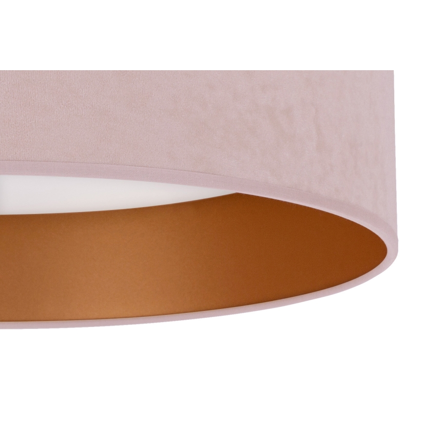 Brilagi - Plafón LED regulable VELVET SMART LED/36W/230V 55 cm 2700-6500K Wi-Fi Tuya rosa/dorado + mando a distancia